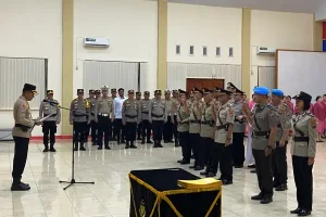 Kapolres Minsel Pimpin Lantik 11 Pejabat Utama dan Kapolsek Baru