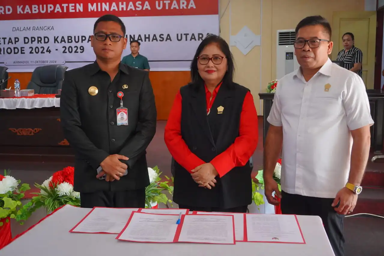 Vonny Rumimpunu Ketua DPRD Minut, Reza Dotulong: Terus Bersinergi Bangun Daerah