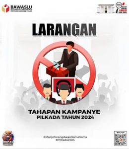 Larangan Tahapan Kampanye, Bawaslu Minut Bilang Begini