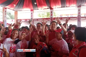 Konsolidasi PDIP Minut: Satu Tekad Menangkan Steven Kandouw – Denny Tuejeh dan Joune Ganda – Kevin Lotulung
