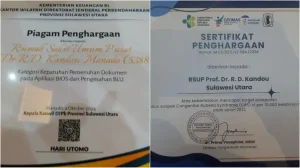 RSUP Kandou Manado Diganjar Dua Penghargaan Bergengsi, Ini Kata Dirut Ivonne Rotty
