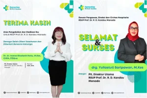 Sertijab Dirut RSUP Kandou, Ivonne Rotty Ucap Terima Kasih, Yuli Saripawan Ajak Kerja Sama