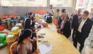 Rutin Pantau Program Pasar Murah, Sekda Micler Lakat: Pastikan Semua Berjalan Lancar