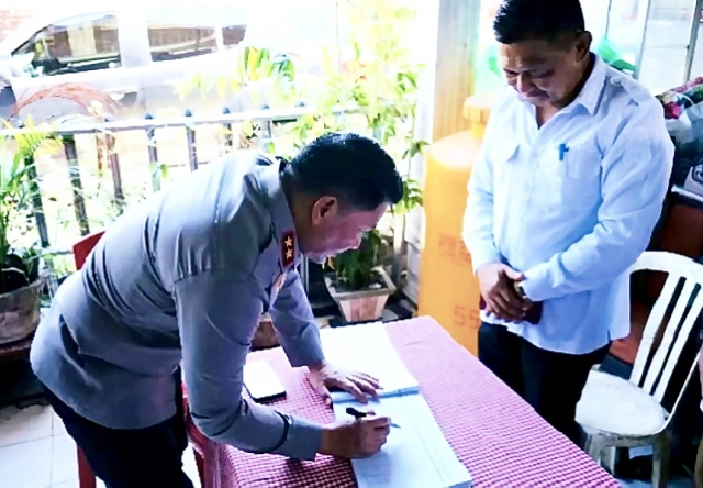 Saat Jenderal Polisi Bintang Dua Melapor ke Kepala Lingkungan di Manado