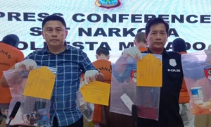 Ribuan Butir Obat Keras dan Belasan Gram Sabu-sabu Diamankan Satnarkoba Manado Sepanjang September 2024