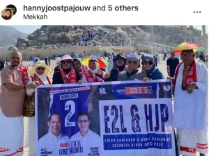 Elly Engelbert Lasut dan Hanny Joost Pajouw Didoakan Warga di Tanah Suci Mekah