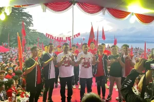 Tim Milenial Pendukung Franky Wongkar dan Theodorus Kawatu Dilantik