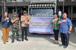 KPU Minsel Salurkan Logistik Pilkada 2024