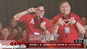 Janji Terus Merakyat, Joune Ganda – Kevin Lotulung Tutup Debat dengan Pantun Manis