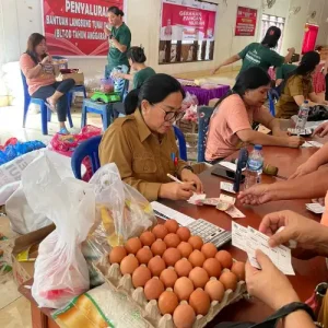 GPM Sasar Desa Tatelu, Warga Berburu Pangan Murah