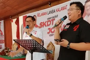 Tiga Paslon Pilkada Sulut Nempel, Joune Ganda – Kevin Lotulung Bak “Nona Manis”