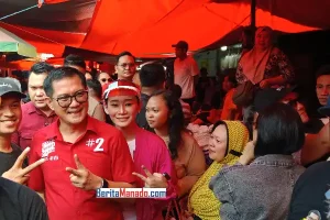 Joune Ganda Bahagia Pasar Airmadidi Ramai: Bukti Pertumbuhan Ekonomi Minut Menggembirakan