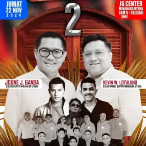 Jangan Lupa Sore Ini! Artis Idola Anda Meriahkan JG Center, Joune Ganda Undang Semua Warga Minut