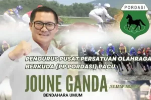 Joune Ganda Jabat Bendahara Umum PP Pordasi Pacu