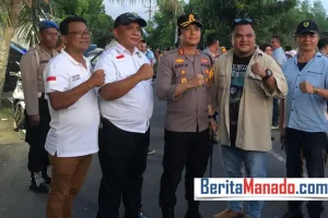 Kampanye Akbar di Bitung Libatkan 279 Aparat, AKBP Albert Zai: Terima Kasih Sudah Tertib