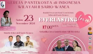 Meriahnya Ibadah Natal GPdI Wilayah 2 Sario-Wanea 