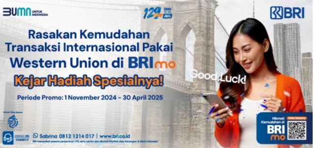 Kirim Uang ke Luar Negeri Lewat BRImo Bisa Dapat Hadiah Menarik Setiap Bulan, Mau?