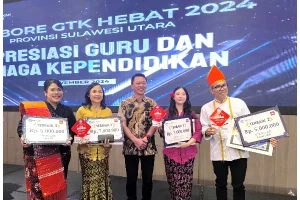 4 Penghargaan Berhasil Diraih Yayasan Kristen Eben Haezar di Jambore GTK Sulut