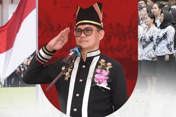 Dipimpin Joune Ganda, Jajaran Pemkab Minut Hingga Insan Pers Beri Penghormatan Khusus kepada Semua Guru