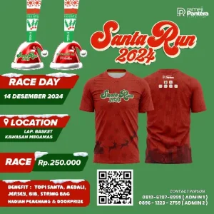 Pertama Kalinya! Running Race Konsep Santa Siap Digelar, Ada Tantangan Berhadiah Jutaan