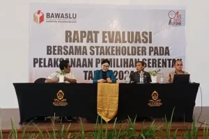 Evaluasi Kerja Pengawasan, Bawaslu Minsel Gelar Rapat Bersama Stakeholder
