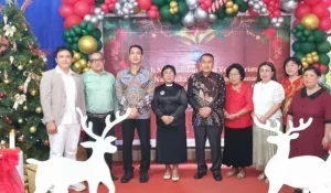 Sekda Micler Lakat Wakili Pemerintah Kota di Ibadah Natal BNN Manado
