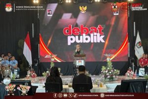 KPU Minut Sukses Gelar Debat Publik Ke Dua
