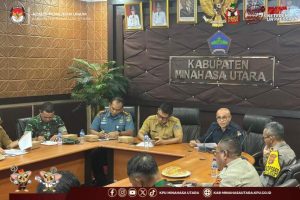 Ketua KPU Minut Ikut Rakor Pembahasan Kesiapan Pilkada 2024