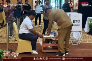 Beri Pemahaman Kepada Badan Adhoc, KPU Minut Sosialisasi Simulasi Pemungutan Suara Pilkada 2024
