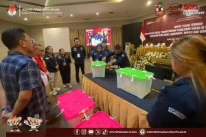 Di Minahasa Utara, Rapat Pleno Terbuka Rekapitulasi Hasil Perhitungan Perolehan Suara Mulai di Gelar
