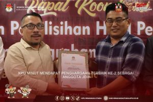 KPU Minut Terbaik ke-2 Hingga Berhasil Raih JDIH Award