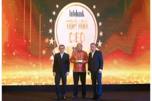 Dirut BSG Revino Pepah Terpilih Jadi Top 100 CEO 2024