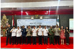High Level Meeting untuk Kendalikan Inflasi dan Percepatan Digitalisasi Daerah Digelar di Minahasa Utara
