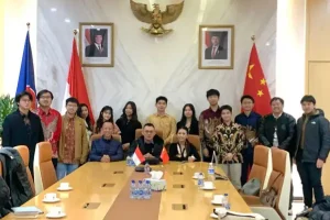 Delegasi Indonesia Harsen Roy Tampomuri Dialog Bersama PPI Tiongkok Terkait Visi Indonesia Emas 2045