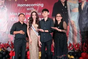 Miss Aura Indonesia Olivia Stevanie Lepas Rindu di Manado, Intimate Dinner Homecoming Digelar