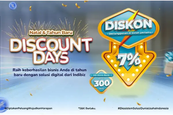 Rayakan Akhir Tahun, Indibiz Hadirkan Promo Spesial untuk Pelaku Usaha
