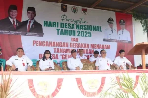 Bupati Franky Wongkar Canangkan Gema Tandan Desa di Minsel
