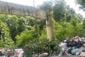 Sampah Menumpuk di Pintu Masuk TPA Mobongo, Begini Penjelasan Kadis DLH Minsel
