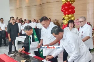 Olly Dondokambey, Steven Kandouw, dan Pdt Hein Arina Resmikan Gedung Megah Mission Center GMIM
