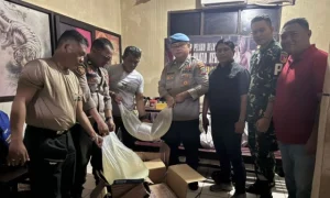 Ratusan Liter Miras dan Barang Ilegal Terjaring Operasi di Pelabuhan Manado