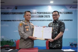 Pertamina Patra Niaga dan Polda Gorontalo Jalin Kerja Sama Pemenuhan BBM Operasional Tahun 2025