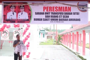 Bupati Franky Wongkar Resmikan Unit Transfusi Darah dan Gedung CT Scan di RSUD Amurang