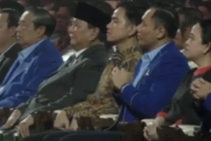 Prabowo Subianto dan Gibran Rakabuming Raka Hadir di Penutupan Kongres ke-VI Partai Demokrat