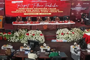 KPU Sahkan! Joune Ganda – Kevin Lotulung Bupati dan Wakil Bupati Minut Terpilih Pilkada 2024