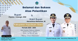 Diskominfo Sitaro: Selamat atas Dilantiknya Bupati dan Wakil Bupati Sitaro 2025-2030