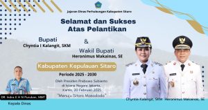 Jajaran Dinas Perhubungan Sitaro Ucapkan Selamat kepada Bupati dan Wakil Bupati Terpilih