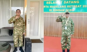 Satu Komando Dengan Presiden Prabowo, Wabup Heronimus Makainas Susul Bupati di Retreat Magelang  