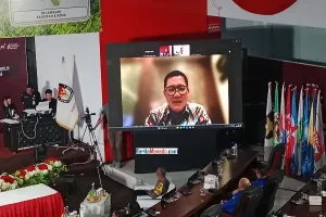 Joune Ganda di Pleno Penetapan  KPU Minut: Mari Bersama Membangun Tanah Tonsea