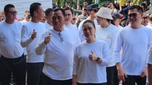 Robby Dondokambey-Vanda Sarundajang Mantap Ikuti Persiapan Pelantikan di Kawasan Monas