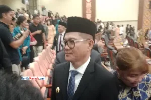 Joune Ganda Hadir di Sertijab Gubernur, Rizya Davega Dilantik Pengurus TP-PKK Sulut